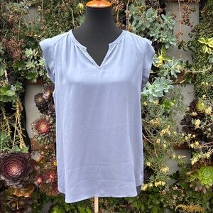 Pleione Relaxed Cap Sleeve Blouse